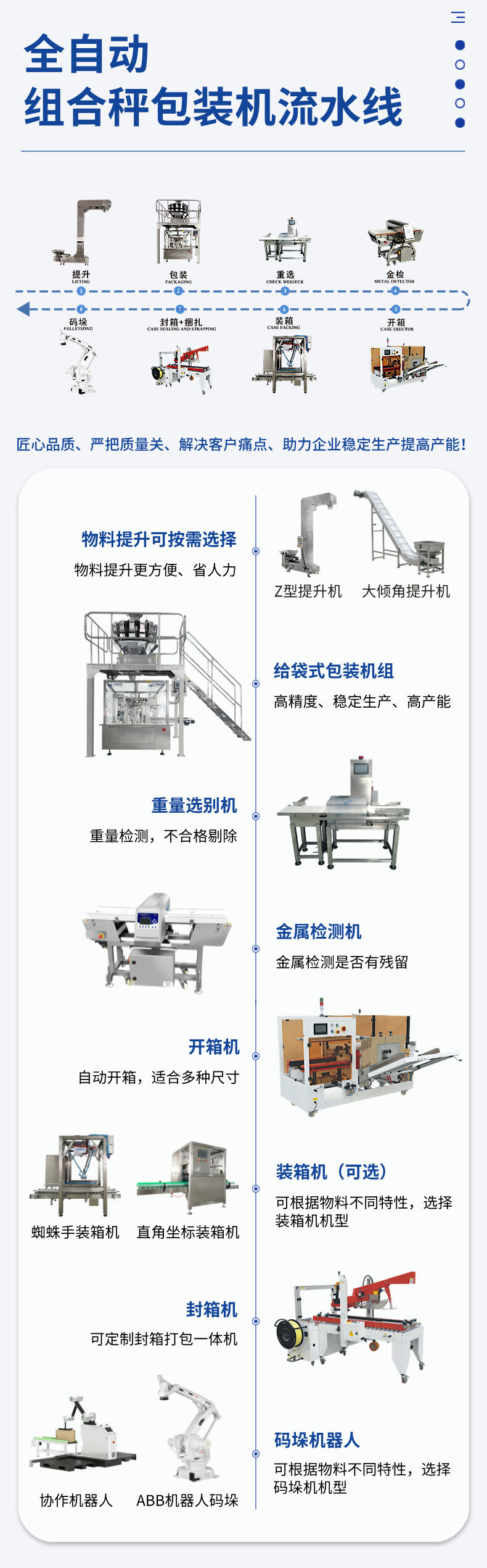 颗粒包装机生产线